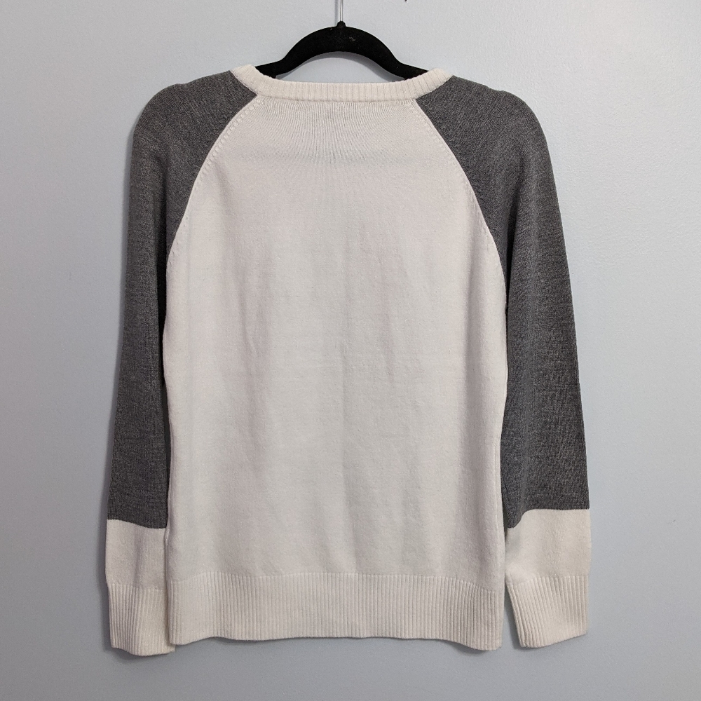 French Connection Colorblock Raglan Knit Sweater - image 7